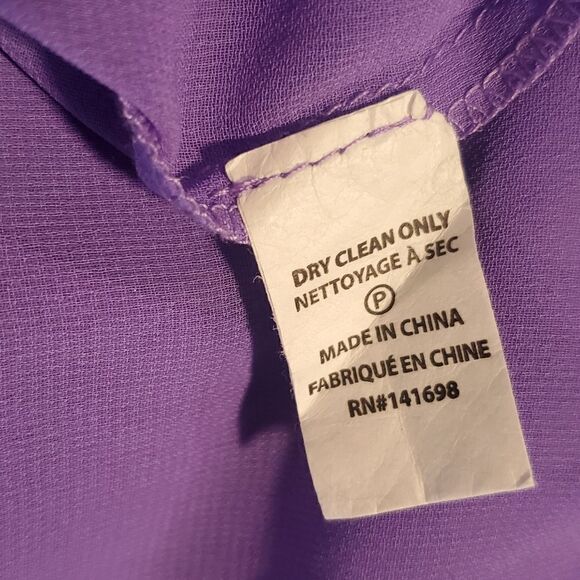 Ramy Brook Brin Tassel Tie Neck Dress Women’s Purple Orchid Lilac – Boho Chic - Picture 13 of 14